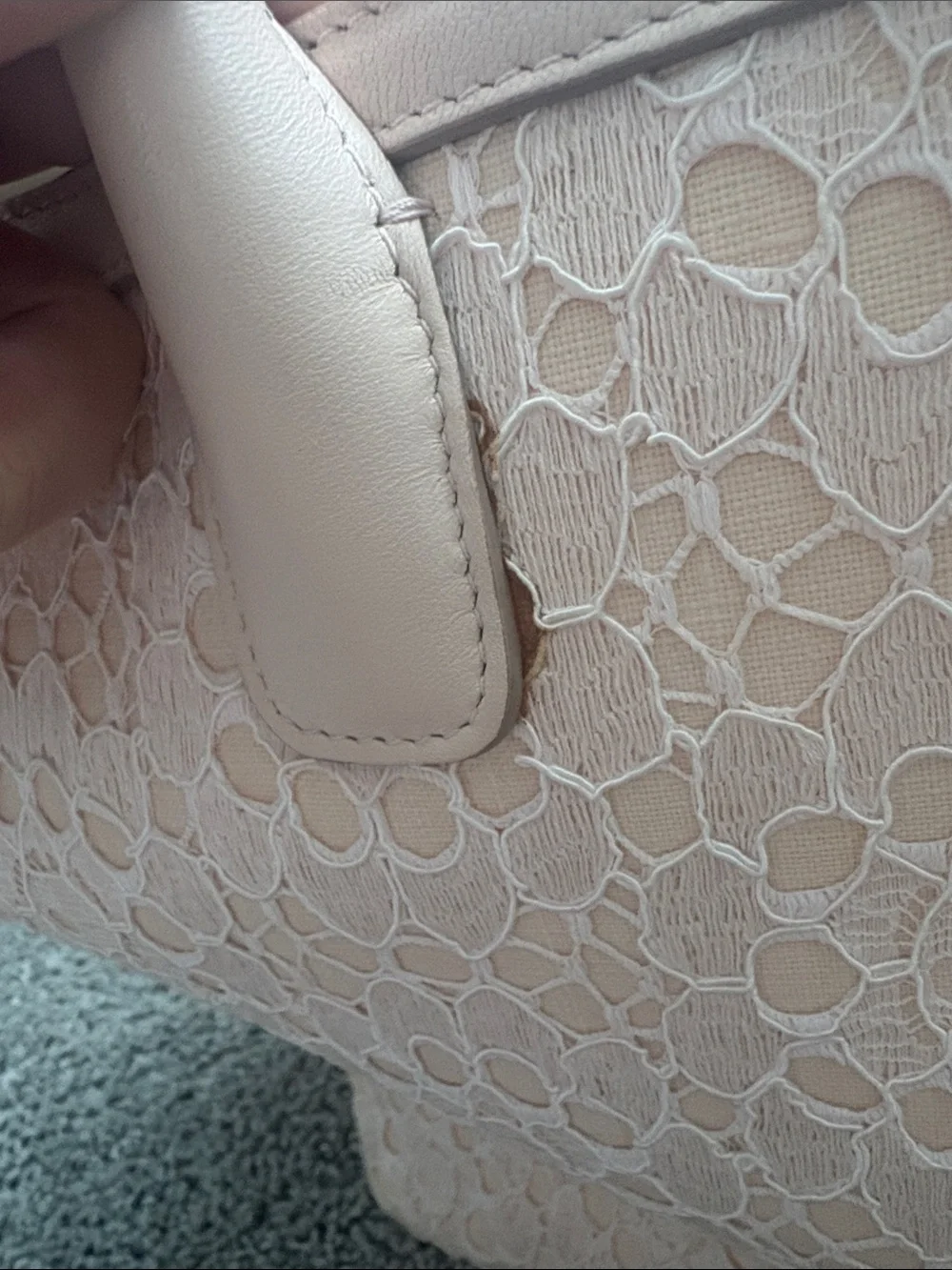 Dolce and Gabbana pale pink tote